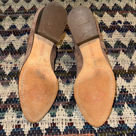 Vince Camuto Taupe Suede Ankle Boots - Picture 3 of 4